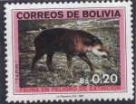 Sellos de America - Bolivia -  Fauna en Peligro de Extincion
