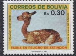 Sellos de America - Bolivia -  Fauna en Peligro de Extincion
