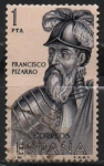 Stamps Spain -  Fransisco Pizarro