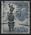 Stamps Spain -  Monumento a Colon 
