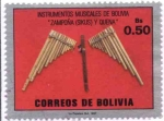 Sellos del Mundo : America : Bolivia : Instrumentos Musicales de Bolivia