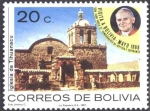 Stamps Bolivia -  Visita de S.S. Juan Pablo II A Bolivia