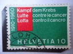 Stamps Switzerland -  Inscripción en tres Idiomas: 