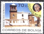 Stamps Bolivia -  Visita de S.S. Juan Pablo II A Bolivia