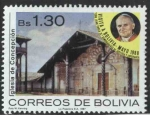 Stamps Bolivia -  Visita de S.S. Juan Pablo II A Bolivia