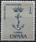 Stamps Spain -  Semana naval en Barcelona