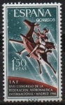Stamps Spain -  XVII Congreso d´l´Federacion Astronautica Internacional