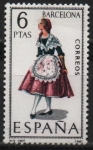 Stamps Spain -  Trajes Tipicos Españoles 