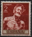 Stamps Spain -  Viejo desnudo al Sol