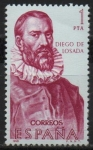 Stamps Spain -  Diego d´Losada