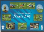 Stamps France -  Jugada de ensayo en rugby