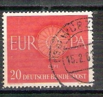Stamps Germany -  RESERVADOMIGUEL CEPT-Europa Y211