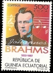 Stamps Equatorial Guinea -  Música - Centenario de la muerte de Johannes Brahms