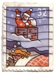 Stamps United States -  USA Santa Claus