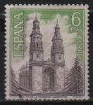 Stamps Spain -  Iglesia d´Santa Maria l´Redonda Logroño