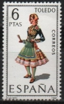 Stamps Spain -  Trajes Tipicos Españoles 