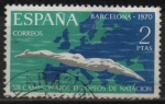 Stamps Spain -  XII Campeonatos Europeos d´natacion, Saltos y Waterpolo