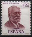Stamps Spain -  Miguel d´Unamuno