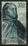 Stamps Spain -  Fray Juan d´Zumarraga