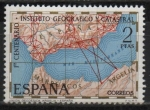 Sellos de Europa - Espaa -  Centenario dl instituto Geografico y Catastral.