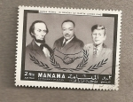 Stamps Bahrain -  En memoria M. L. King