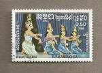 Stamps Cambodia -  Danzas tradicionales