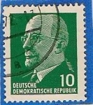 Stamps Germany -  Walter Ulbritch