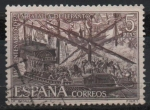 Stamps Spain -  IV Centenario d´l´Batalla d´Lepamto.