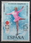Stamps Spain -  XI Juegos Olimpicos d´Invierno en Sapporo 
