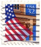 Stamps United States -  USA Flag