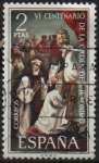 Stamps Spain -  VI centenario d´l´orden d´San Jeronimo