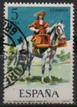 Stamps Spain -  Dragones a Caballo Timbalero