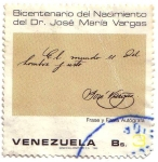 Sellos del Mundo : America : Venezuela : Jose Maria Vargas-Bicentenario