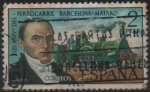 Sellos de Europa - Espa�a -  125ª aniversario dl ferrocarril Barcelona-Mataro 