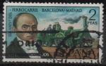 Stamps Spain -  125ª aniversario dl ferrocarril Barcelona-Mataro 