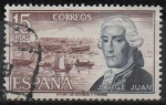 Stamps Spain -  Jorge Juan