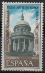 Stamps Spain -  Primer Centenario d´l´Academia Española d´Bellas Artes en Roma