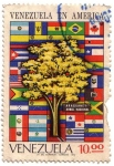 Stamps Venezuela -  Venezuela en America