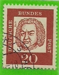 Sellos de Europa - Alemania -  Bach