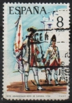 Stamps Spain -  Uniformes militares 