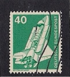 Stamps Germany -  Cohete Espacial