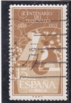 Stamps Spain -   CENTENARIO DEL TELEGRAFO (39)