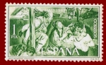 Stamps Spain -  Edifil 1692 Navidad 1965 1 NUEVO