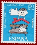 Stamps Spain -  Edifil 1801 Día nacional de la Caridad 1967 1,50 NUEVO