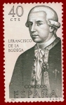 Stamps Spain -  Edifil 1819 J. Francisco de la Bodega 0,40 NUEVO