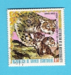 Stamps Equatorial Guinea -  PANTERA  DE  LAS  NIEVES  ASIA