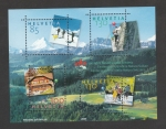 Stamps Switzerland -  100 Aniv. asociacion suiza amigos de la naturaleza