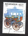 Stamps Nicaragua -  150 aniversario del Nacimiento de Gottlieb Daimler