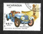 Sellos de America - Nicaragua -  150 aniversario del Nacimiento de Gottlieb Daimler