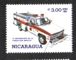 Stamps Nicaragua -  VI Aniversario de La Fundación SINA COI